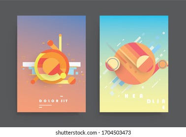 Fondo de patrón abstracto brillante con textura de línea para el diseño de portada comercial. Plantilla de afiche de pancartas geométricas.