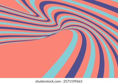 Bright abstract pattern with flowing lines creating a dynamic and visionary swirl effect