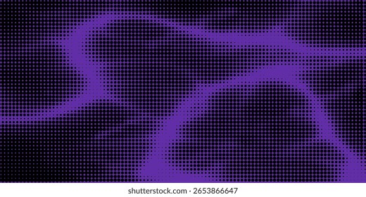 Padrão abstrato brilhante no fundo preto. ilustração vetorial
