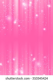 Bright Abstract Pink Background, Vector Illustration