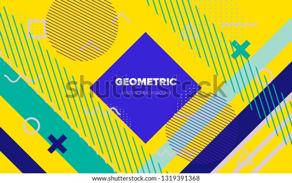 Bright Abstract Pop Art Style Background Stock Vector