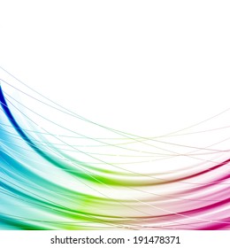 Bright abstract rainbow transparent background. Vector illustration
