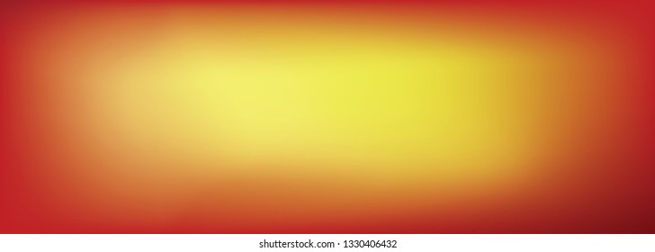 Bright abstract red orange and yellow background with brilliant center and dark border with smooth blurred gradient color