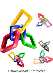 bright abstract scope - vector illustration