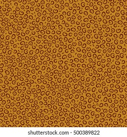 Bright abstract seamless pattern. Curls. The skin of a Cheetah, leopard. Vector illustration.