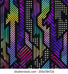 Bright abstract seamless pattern. Eps 10 vector file.