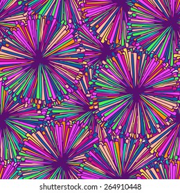 Bright abstract seamless pattern. Pink and magenta.