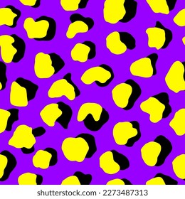 Bright abstract seamless pattern. Trendy vector background. Can be used for t-short, graphic design, wallpaper, wrapping paper. 
