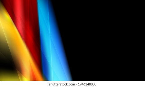 Bright abstract smooth gradients colorful background. Vector art design