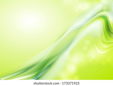 Bright abstract smooth wave vector background