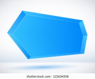 bright abstract speech bubble