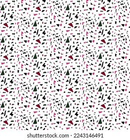 Bright abstract terrazzo seamless pattern.