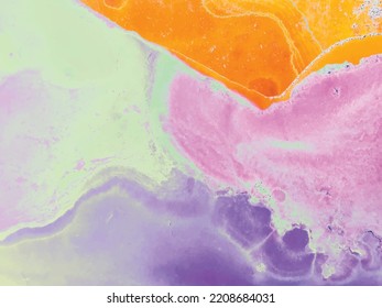Splash Textura Resumen. Gire Grunge Líquido. Ilustración De Fluid Abstract. Espacio de salpicaduras de tinta acrílica. Fondo de la tinta del alcohol. Acuarela De Galaxia Líquida. Pintura Holi de varios colores. Ciencia abstracta de vectores