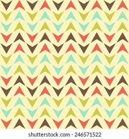 Bright abstract tiny triangles seamless pattern background