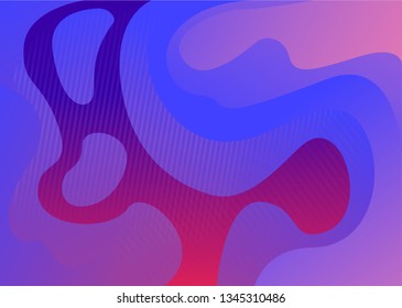 Bright abstract trendy background. Dynamic shapes composition. Colorful liquid geometric cover template design. Fluid shapes. Eps10 vector 