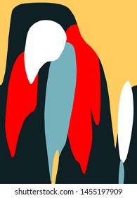 Streamlined Vector Bright Abstract Vector Background Illustration Streamlined Stock Vector ...