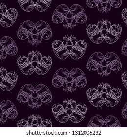 Bright abstract vector geometric purple pattern from lines