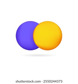 Diagrama de Venn brilhante e abstrato com círculos de mistura, projetado para destacar interseções e relações na análise de dados.