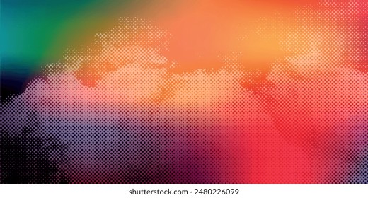 bright Abstract watercolor drawing on a paper image