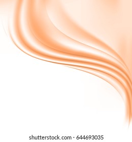 Bright abstract wave background Silk