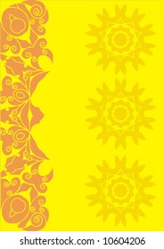 Bright abstraction on topic flowers
