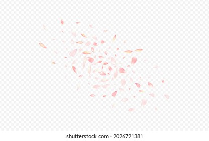 Bright Apple Vector Transparent Background. Lotus March Template. Bloom Graphic Banner. Flower Springtime Texture. Red Sakura SummerDrop Pattern.