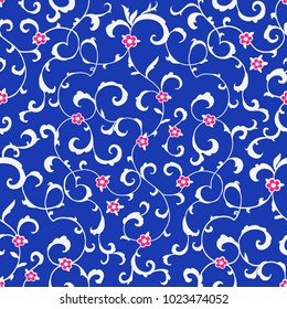 Bright or arabic floral pattern in Victorian style. Ornaments for Card for cafe, shop, print, banner, wedding invitation, book cover, certificate. Save the date. India Dubai turkish Islam