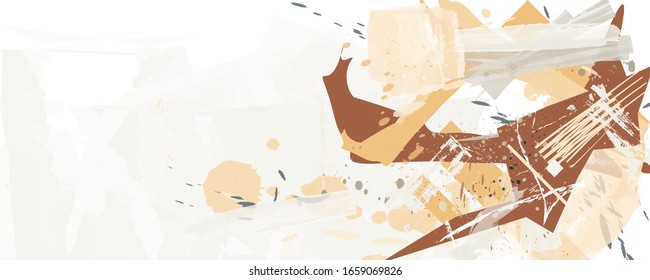 Bright art painting abstract summer backgrounds colorful holiday vector Illustration graphic design poster
