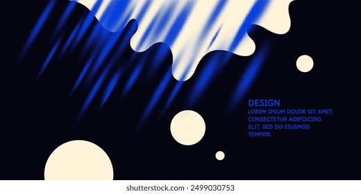 Bright attractive abstract background with graphic elements. A composition of shapes and color spots. A blank for creativity.