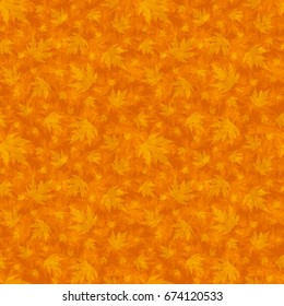 Bright autumn background with maple leaves. Vector illustration