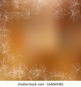 Bright autumn background with space for text. And also includes EPS 10 vector