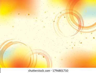 Bright autumn blurred background material