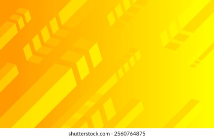 a bright backdrop featuring overlapping geometric shapes in yellow and orange, creating a dynamic and energetic composition suitable for backdrops, banners, or modern design applications.