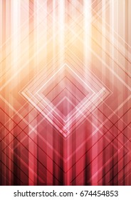 Bright backdrop for posters and flyers with lines and design element. Vector blurred abstract background.