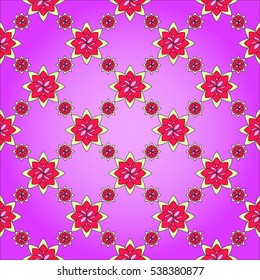 Bright background with abstract flower. Vector illustration. For template card holiday, wallpaper, invitation