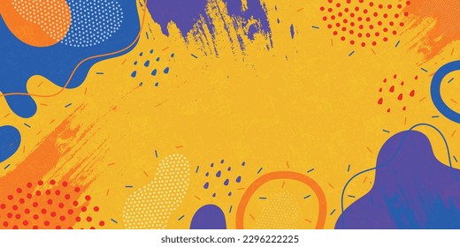 Heller Hintergrund. Abstrakte Formen, helle Farben. Minimalistischer Musterhintergrund.