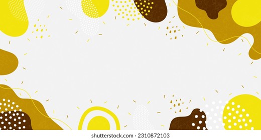 Bright background. Abstract shapes, bright colors. Minimalist pattern background.