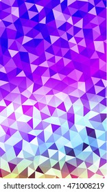 bright background for advertising banners of polygonal elements. blue and purple colors. vector illustration. to design banners, presentations, brochures greeting.