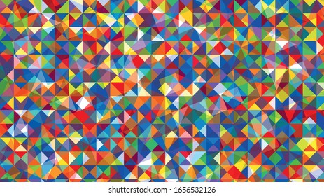Bright background. The basis of the squares, which were subsequently transformed and created such a fun background