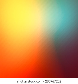 Bright background with a beautiful color gradient. Hexagonal texture.