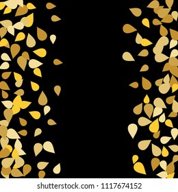 Bright background with colored petals. Simple gentle template for the card, invitation, printing. Fashionable decoration with beautiful petals.