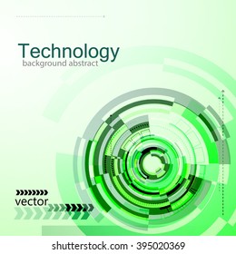 Bright background Concept technology.