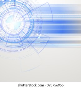 Bright background Concept technology. Vector.