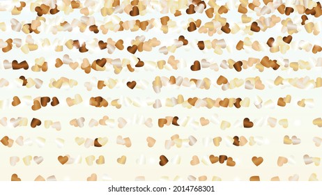 Bright Background with Confetti of Glitter Particles. St. Valentine Day. Celebration pattern. Light Spots. Explosion of Confetti. Glitter Vector Illustration. Design for Banner.