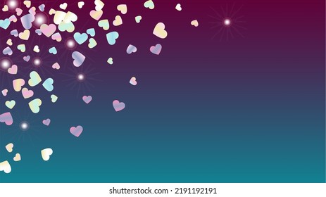 Bright Background with Confetti of Glitter Particles. St. Valentine Day. Anniversary pattern. Light Spots. Explosion of Confetti. Glitter Vector Illustration. Design for Magazine.