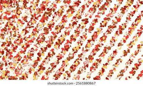 Bright Background with Confetti of Glitter Particles. St. Valentine Day. Birthday pattern. Light Spots. Explosion of Confetti. Glitter Vector Illustration. Design for Web.