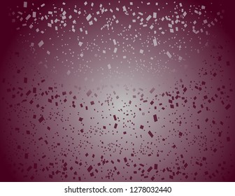 Bright background crumb decor