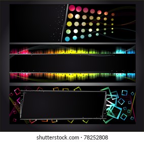 Bright background. Dark design template for business cards