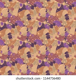Bright background with fantastic creatures.