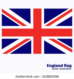 Bright background with flag of England. Happy England day background. Bright illustration with flag.